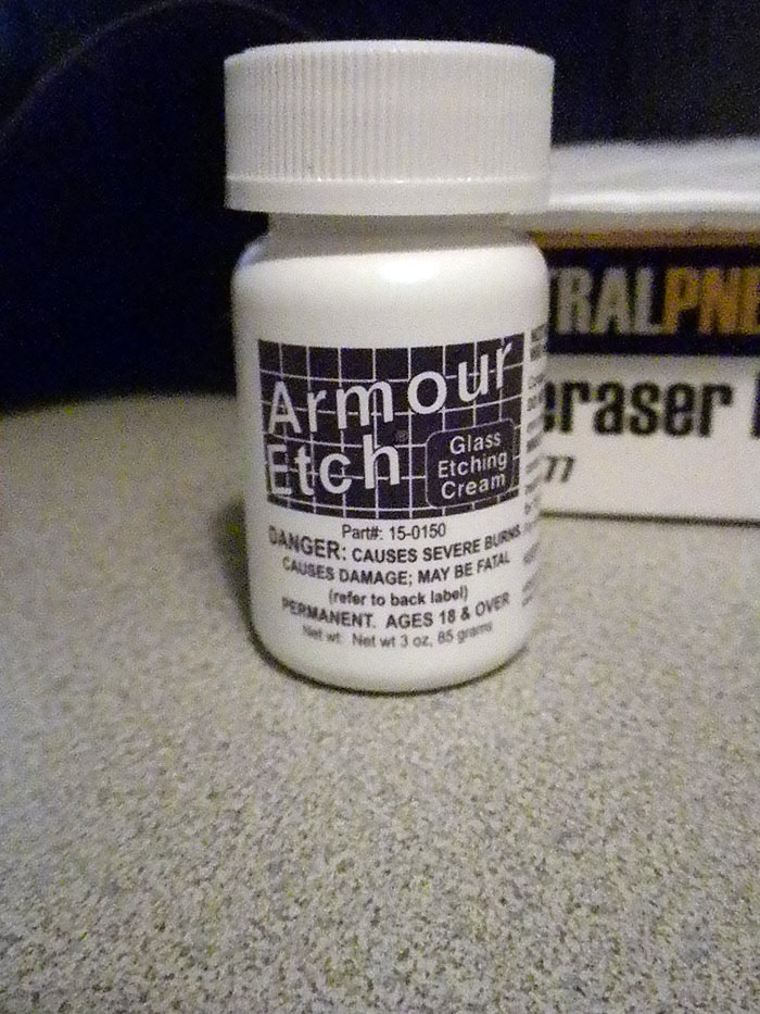 Armour Etch - Glass Etching Cream, 2.8 oz